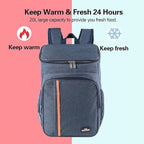 CODOBON Cooler Backpack 20L Insulated Backpack Coolers Lightweight Leak-Proof - Image 5