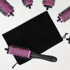 Round Brush for Blow Out - Round Hair Brush Set with Detachable Barrels Styling Tool, Roller with 6 Barrels 1 Handle, 3 Different Hair rollers to Create Your Hairstyle