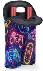 Neoprene Wine Tote, Bottle Carrier Gag Insulating Neoprene Thicker, Insulated - Image 4
