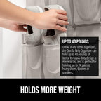 GORILLA GRIP Over the Door Shoe Organizer, 24 Large Breathable Mesh Pockets - Image 3