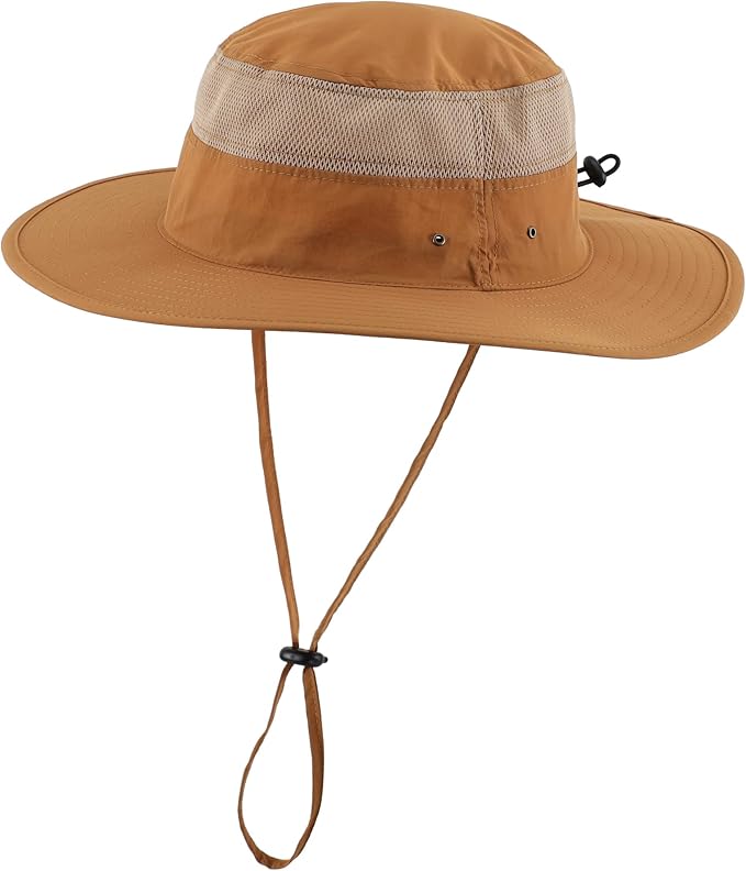 Home Prefer UPF 50+ Men's Sun Hat Wide Brim Bucket Hat UV Protection Hat by HomePreferHatsCaps