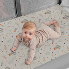 Pack n Play Sheets (Starsmoon Balloon / 38X26 Inch)