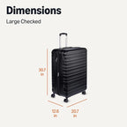 Amazon Basics 30" Hardside Large Checked Luggage, Hardshell Suitcase - Image 6