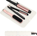 Oversize Silicone Heat Resistant Mat for Curling Irons, Flat Irons, Hair Straighteners and Hot Hair Styling Tools, Portable Hot Tools Cover Pad for Travel Vanity Salon(14.2" x 11.0")