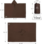 Coralrain Hooded Rain Poncho Lightweight Waterproof Unisex Raincoat Jacket - Image 6