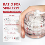 KOEC Deep Triple Collagen Capsule Cream,Face Moisturizer with Niacinamide,Hydrating & Firming Tightening Daily Face Cream Korean Skincare Stocking Stuffers for Women 1.76 FL OZ