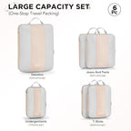 6 Set Compression Packing Cubes - Image 2