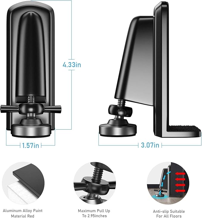 Door Jammer Door Stopper, Portable Door Security Lock - Image 5