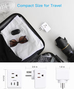 Multi Plug Outlet Extender, Power Strip Non Surge Protector Electric Outlet - Image 5