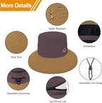 Sun Hats for Women Bucket Hat UV Protection Fishing Hat Wide Brim Safari Hats 2 - Image 6
