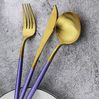 Gugrida 20-Piece 18/10 Stainless Steel Flatware Silverware, Luxury Dinnerware - Image 7