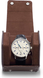 Oirlv Luxury Hexagonal Leather Watch Travel Case Single Watch Box - Image 6