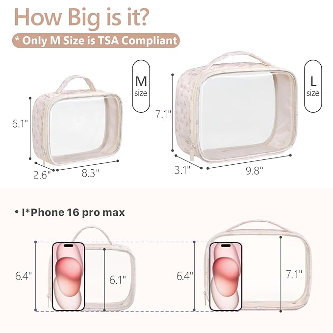 PACKISM Clear Makeup Bag - Image 4