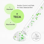 Abib Heartleaf TECA capsule serum Calming drop 1.69 fl.oz. | Soothing Hydration with Centella Asiatica & Niacinamide | Lightweight Korean Skincare for Sensitive Skin