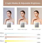 Makeup Bag with Led Mirror, Travel Makeup Organizer with 3 Color Setting - Image 5