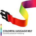 Adjustable Travel Luggage Strap Suitcase Belt Travel Bag Accessories 1.96 in W - Image 2