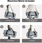 Waterproof Motorcycle Duffel Bag Roll Top Dry Duffel Bag - Image 5