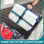 Adjustable Travel Luggage Strap Suitcase Belt Travel Bag Accessories 1.96 in W - Image 8