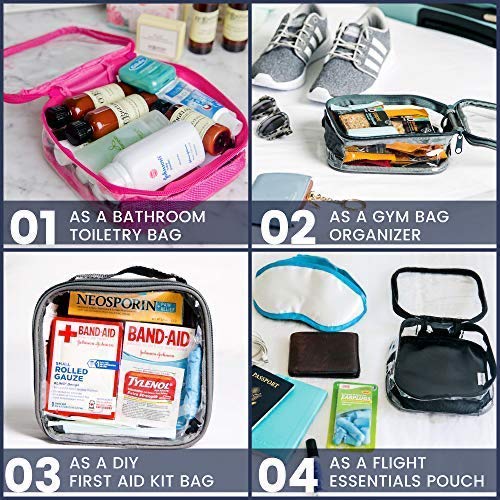 Clear TSA Approved 3 (Pink)