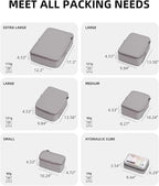 6 Set Compression Packing Cubes - Image 4