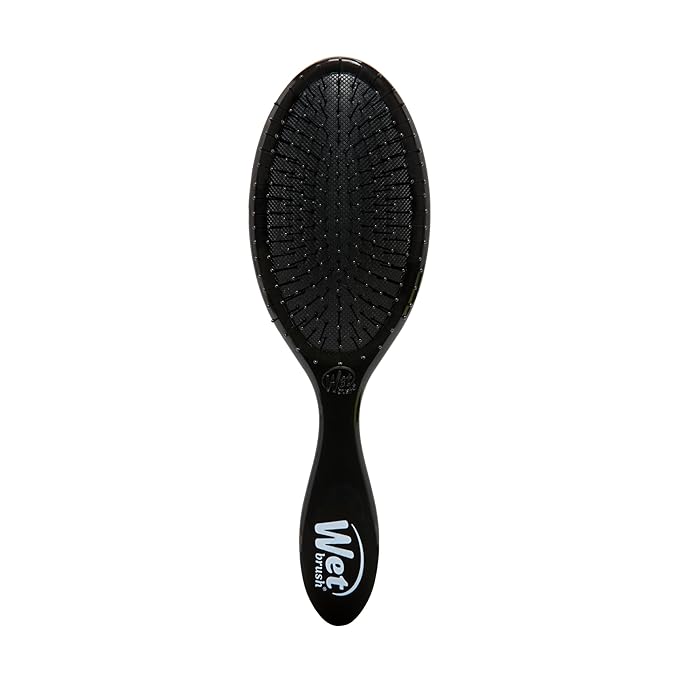 Wet Brush Original Detangling Hair Brush, Classic Black - Ultra-Soft IntelliFlex Bristles - Detangler Brush Glide Through Tangles With Ease For All- For Women, Men, Wet & Dry Hair