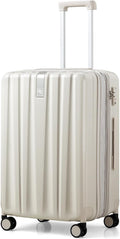 Hanke 24 Inch Expandable Checked Luggage Lightweight PC Hard Case luggage by Hanke