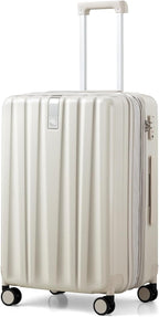 Hanke 24 Inch Expandable Checked Luggage Lightweight PC Hard Case luggage by Hanke