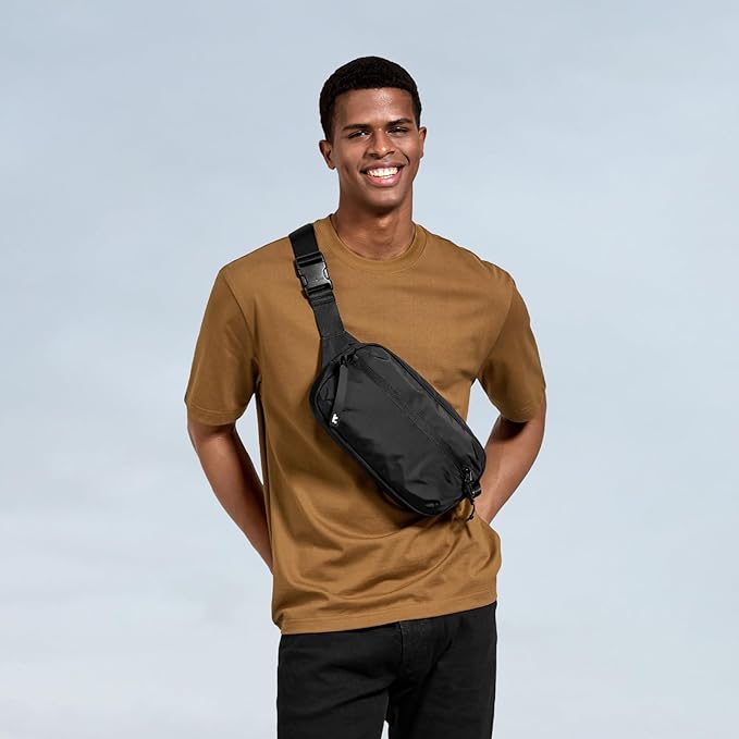 tomtoc 3.5L Sling Bag with RFID Blocking, Crossbody Bag Chest Shoulder Pack - Image 7