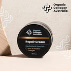 Organic Collagen Australia Repair Cream - Collagen Face Moisturizer for Women & Men - Hydrating & Nourishing Skincare (1.52 oz)