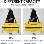 MIER Large Waterproof Duffel Bag Rolltop Dry Backpack Duffle Bags - Image 7