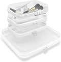 4PCS Clear Hard Zipper Case by Canumer