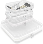 4PCS Clear Hard Zipper Case by Canumer