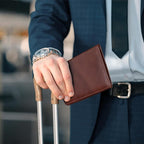 Polare Luxury RFID Blocking Leather Passport Holder Travel Wallet - Image 7