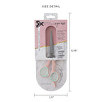 Cricket Style Xpress Goodie 2 Shears Hair Cutting Scissors - Sharp Micro-Serrated Beveled Blades, Stainless Steel Shears Hair Scissors - Wet & Dry Use, Barber Accessories - 5.75", Pink & Mint