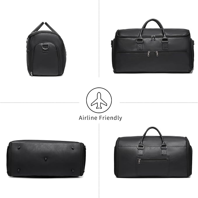 Carry On Garment Bag for Travel, Convertible Travel Garment Bag for Men Women - Image 7