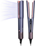 Hair Straightener – 2 in 1 Wet to Dry Air Straightener with High-Speed Ionic Airflow, Straightens Using air, No Heat Damage, Smart Temperature Control for Medium to Long Hair (35-75cm) (Purple)