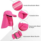 Foldable Sun Cap, Fishing Hats, UPF 50+ Protection Caps - Image 2