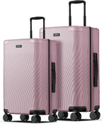 ECOHUB Hardside Expandable Carry On Luggage Sets, Recycled PC 20/24" Rolling by ECOHUB