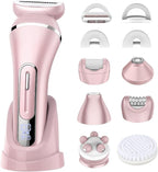 Electric Shavers for Women, 7 in 1 Hair Removal Kit by RESUXI