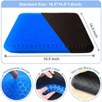 Gel Seat Cushion for Long Sitting Pressure Relief for Back, Tailbone Pain – - Image 3