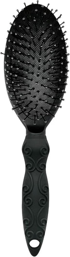 Amazon Basics Cushion Hair Brush For Men, Women and Kids, Wet or Dry Hair, All Hair Types, Gentle Detangling, Tangle-Free