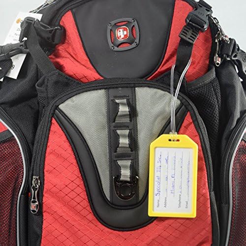 5 Pack - Premium Rigid Airline Luggage Tag Holders - Heavy Duty Hard Plastic - Image 6