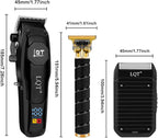 Hair Clippers for Men,3 In1 Cordless Beard Trimmer Electric Shavers,T-Blade Barber Clippers and Trimmer Set,Electric Hair Cut Machines,Men’s Grooming Kit for Gifts,for Home, Barber