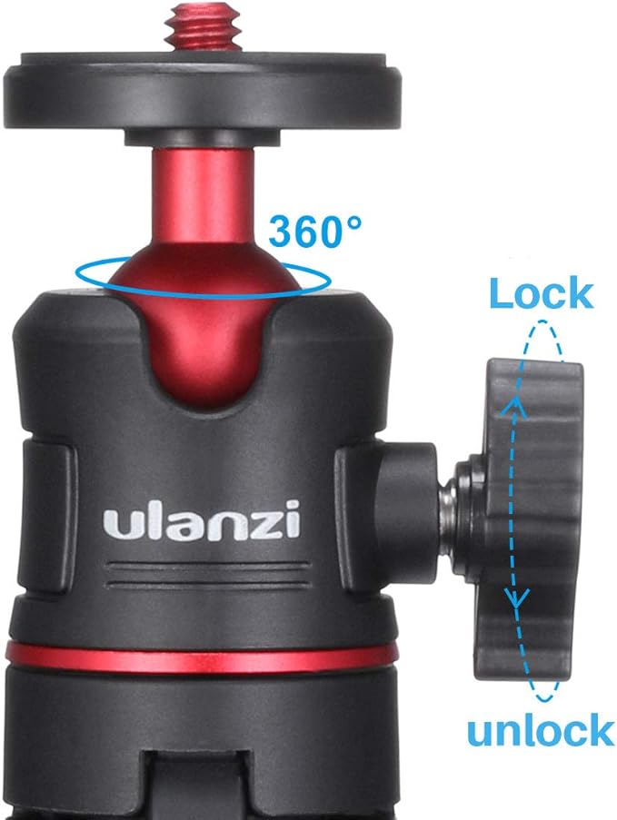 ULANZI MT-08 Extension Pole Tripod, Mini Selfie Stick Tripod Stand Handle Grip - Image 4