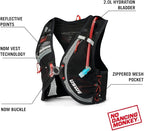 USWE Rush 8L Bike Hydration Vest, Adjustable Chest Straps Running Hydration Vest - Image 8