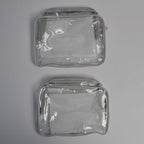 Lermende 2pcs Clear Toiletry Bag TSA Approved Travel Bag, Carry On - Image 6