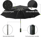 LLanxiry Compact Travel Umbrella, Mini Windproof Umbrellas - Image 2