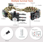 20 in 1 Survival Paracord Bracelet Adjustable Gear Kit - Image 2