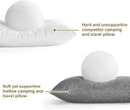 Ivellow Memory Foam Travel Pillow Compressible Camping Pillow - Image 4