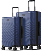 ECOHUB Hardside Expandable Carry On Luggage Sets, Recycled PC 20/24" Rolling by ECOHUB